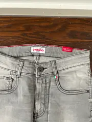 Vorschaubild 2 von Kinder Jeans Hose Slim Fit Grau Größe 164 Casual