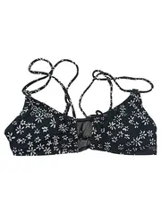 Vorschaubild 1 von Damen Bikini Oberteil Schwarz Blumenmuster Gr. 38 M