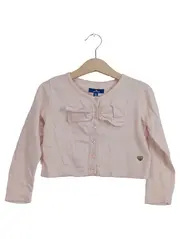 Vorschaubild 1 von Mädchen Strickjacke Rosa Gr. 92/98 Baumwolle Schleife