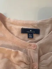 Vorschaubild 3 von Mädchen Strickjacke Rosa Gr. 92/98 Baumwolle Schleife