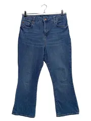 Vorschaubild 1 von Damen Jeans Straight Leg Gr. 40 Blau Casual Denim Hose