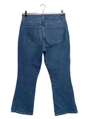 Vorschaubild 2 von Damen Jeans Straight Leg Gr. 40 Blau Casual Denim Hose