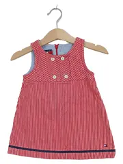 Vorschaubild 1 von Baby Sommerkleid Rot Gestreift Gr. 68 3-6 Monate