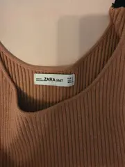 Vorschaubild 3 von Damen Top Shirt Rippstrick Beige Gr. 36/S Casual