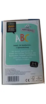 Vorschaubild 2 von ABC Kartenspiel Lernspiel Kinder Buchstaben lernen ab 6 Jahre