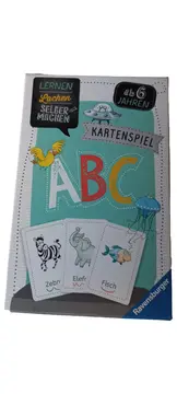 Vorschaubild 1 von ABC Kartenspiel Lernspiel Kinder Buchstaben lernen ab 6 Jahre