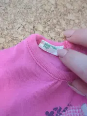 Vorschaubild 4 von BENETTON T-Shirt Gr. 62 Pink Grafik Kurzarm Baumwolle Mädchen Freizeit