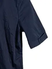 Vorschaubild 3 von Damen Blusenkleid Hemdblusenkleid Gr. 38 M Blau Modern Baumwolle