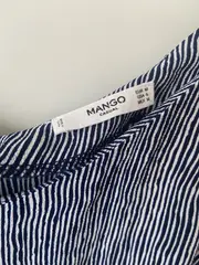 Vorschaubild 2 von Damen Sommerkleid Gr. 38/M Blau Gestreift Casual