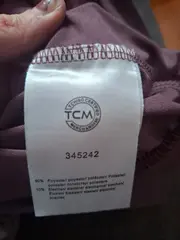 Vorschaubild 3 von TCM Damen Sport Shirt Gr. S Lila Kurzarm Fitness Top