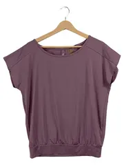 Vorschaubild 2 von TCM Damen Sport Shirt Gr. S Lila Kurzarm Fitness Top