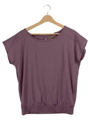 Vorschaubild 1 von TCM Damen Sport Shirt Gr. S Lila Kurzarm Fitness Top