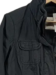 Vorschaubild 3 von Damen Leichte Jacke Gr. 36/S Schwarz Baumwolle Fieldjacket