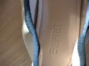 Vorschaubild 4 von Ballerinas Damen Klassisch Beige Lederimitat Schleife Gr. 36
