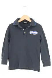 Vorschaubild 1 von Damen Langarmshirt Gr. 22 Blau Casual Logo Polo-Shirt