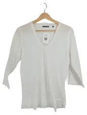 Vorschaubild 1 von Damen T-Shirt Basic Weiß Gr. 34