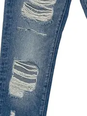Vorschaubild 3 von Destroyed Jeans Damen Blau Gr. 32 (entspricht 36)