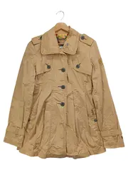 Vorschaubild 1 von Damen Sweatjacke Gr. 36/S Beige Vintage Casual Übergangsjacke