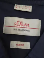 Vorschaubild 4 von Herren Kurzarm Hemd Blau Gr. M Casual Baumwolle