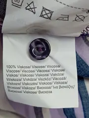 Vorschaubild 4 von Damen Hemdbluse Gr. 38/M Mehrfarbig Gestreift Viskose