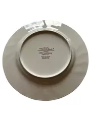 Vorschaubild 2 von Vieux Luxembourg Essteller 20cm Weiß Blumenmuster Porzellan