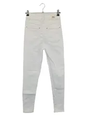 Vorschaubild 2 von Damen High Waist Jeans Gr. 34 XS Weiß Skinny Baumwolle