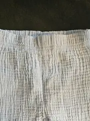 Vorschaubild 4 von Baby Stoffhose Musselin Hellblau Gr. 62-68 Baumwolle