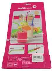 Vorschaubild 2 von Silikon-Trinkhalme 6er Set mit Reinigungsbürste BPA-frei Wiederverwendbar