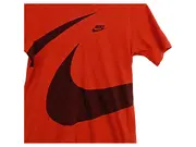 Vorschaubild 3 von Kinder Sport T-Shirt Gr. 152 Rot Big Swoosh Logo Baumwolle