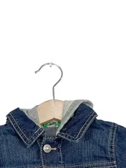 Vorschaubild 2 von Kinder Jeansjacke Kapuze Gr. 74 Blau Casual