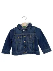 Vorschaubild 1 von Kinder Jeansjacke Kapuze Gr. 74 Blau Casual