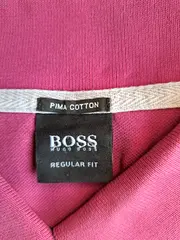 Vorschaubild 2 von Herren Poloshirt Kurzarm Pink Uni Baumwolle Gr. XXL