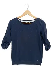 Vorschaubild 1 von Pullover Damen Gr. 32/XS Blau Casual Strukturmuster