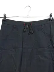 Vorschaubild 3 von Damen Maxirock Gr. 36 Schwarz Schlitz Knöchellang