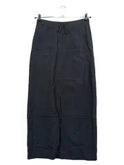 Vorschaubild 1 von Damen Maxirock Gr. 36 Schwarz Schlitz Knöchellang