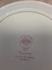 Vorschaubild 3 von Rusticana Wandteller Rot Porzellan 17cm Landhaus