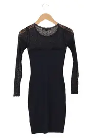 Vorschaubild 2 von Damen Festliches Kleid Gr. 34/XS Dunkelblau Elegant Spitze