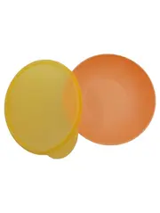Vorschaubild 2 von Vorratsbehälter Schüssel mit Deckel Orange Kunststoff 17x17 cm