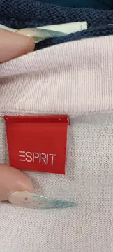 Vorschaubild 2 von Damen Pullover Rosa Gr. 40 L Langarm Basic Baumwolle