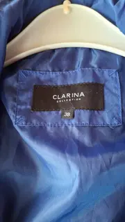 Vorschaubild 4 von COLLECTION Damen Leichte Jacke Gr. 38/M Blau Casual Übergangsjacke