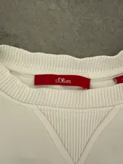 Vorschaubild 2 von Damen Sweatshirt Gr. 34/XS Weiß Casual Schriftzug Pullover