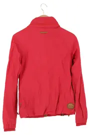 Vorschaubild 2 von Damen Leichte Jacke XS 34 Rot Streetwear Casual Reißverschluss Kapuze
