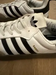 Vorschaubild 5 von Samba Kinder Sneaker Low Freizeit Sportlich Weiß Gr. 31,5 Leder