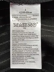 Vorschaubild 4 von Businesskleid Damen 36/S Schwarz Gestreift Kurzarm