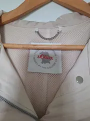 Vorschaubild 5 von Damen Leichte Jacke mit Kapuze Gr. 36/S Beige Casual