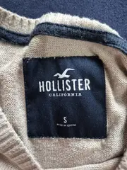 Vorschaubild 3 von Herren Pullover Gr. S Beige Rundhals Strickpullover Baumwolle