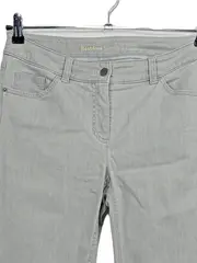 Vorschaubild 2 von Damen Jeans Slim Fit Grau Gr. 40 Casual Hose