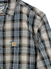 Vorschaubild 2 von Herren Freizeithemd Karohemd Gr. 50/L Mehrfarbig Casual Langarm