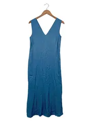 Vorschaubild 1 von Damen Freizeitkleid Gr. 34/XS Blau Casual Viskose Maxikleid