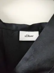 Vorschaubild 3 von Damen Sommerkleid Schwarz Gr. M Baumwolle V-Ausschnitt Casual